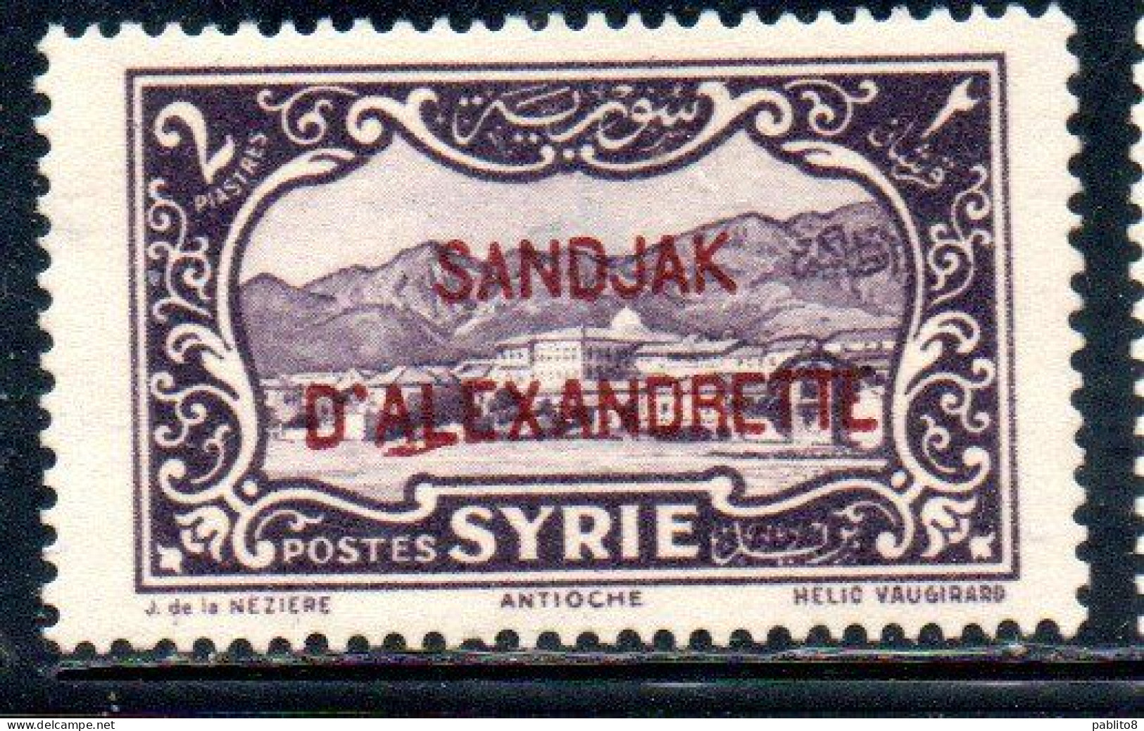 SANDJAK D'ALEXANDRETTE ALEXANDRETTA 1938 OVERPRINTED 2p MLH - Ungebraucht