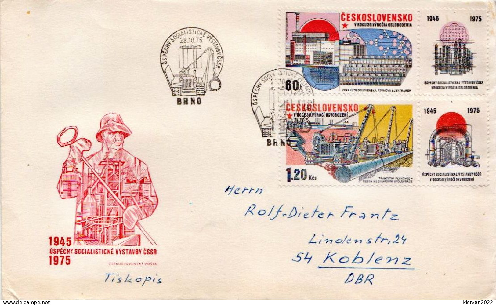 Postal History Cover: Czechoslovakia Used FDCs - Fabbriche E Imprese