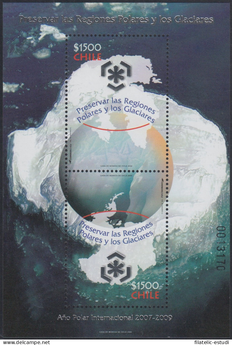 Chile HB 79 2009 Preservar Las Regiones Polares Y Los Glaciares MNH - Chili