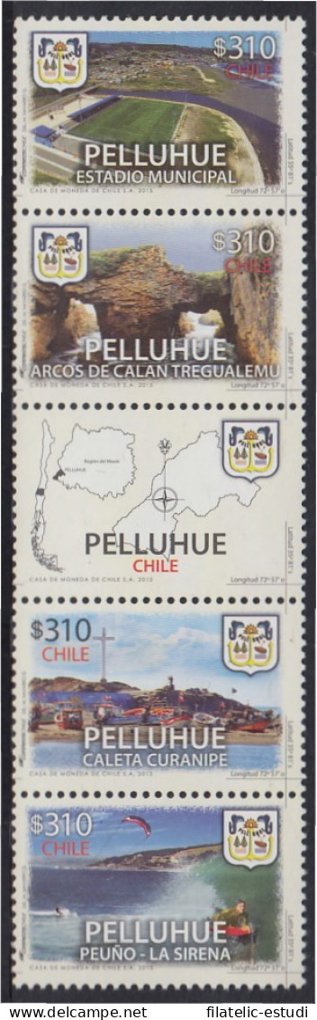 Chile 2089/92 2015 Pelluhue Paisajes MNH - Chili