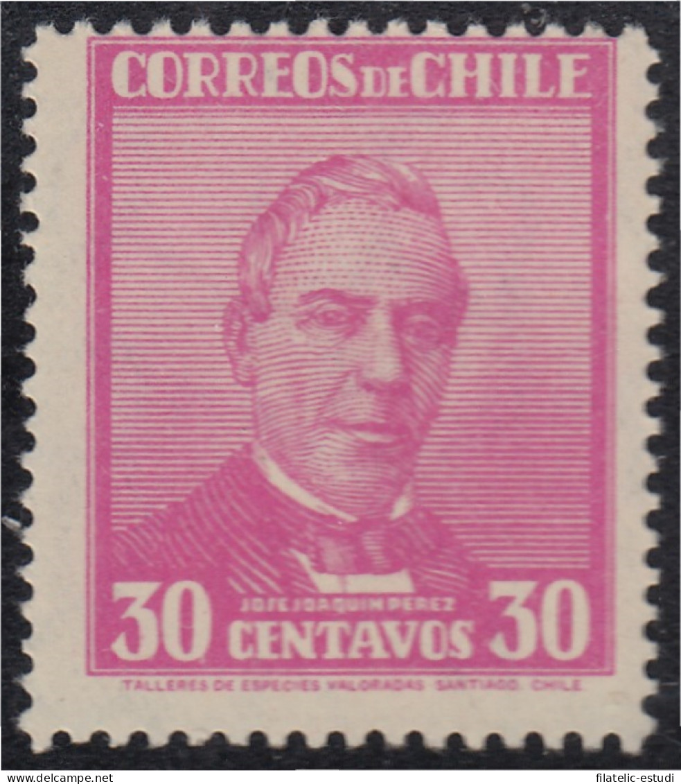 Chile 155 1934 José Joaquín Pérez MNH - Chili