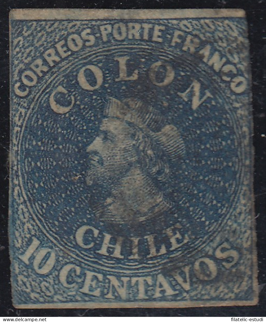 Chile 6a 1856/66 Cristobal Colón Usado - Chili