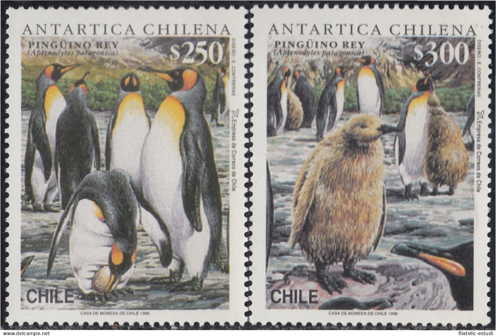 Chile 1388/89 1996 Antártica Chilena Pingüinos MNH - Chili