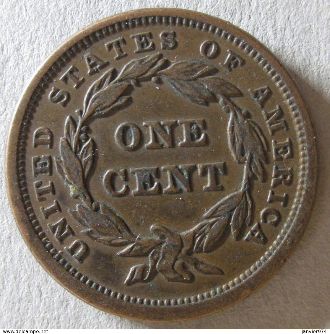 Etats Unis , One Cent 1840 , Petit Date,  Braided Hair, Superbe / XF - 1840-1857: Braided Hair