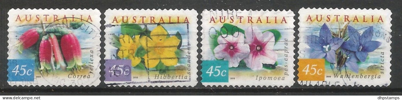 Australia 1999 Flowers S.A. Y.T. 1740A/1740D (0) - Usati