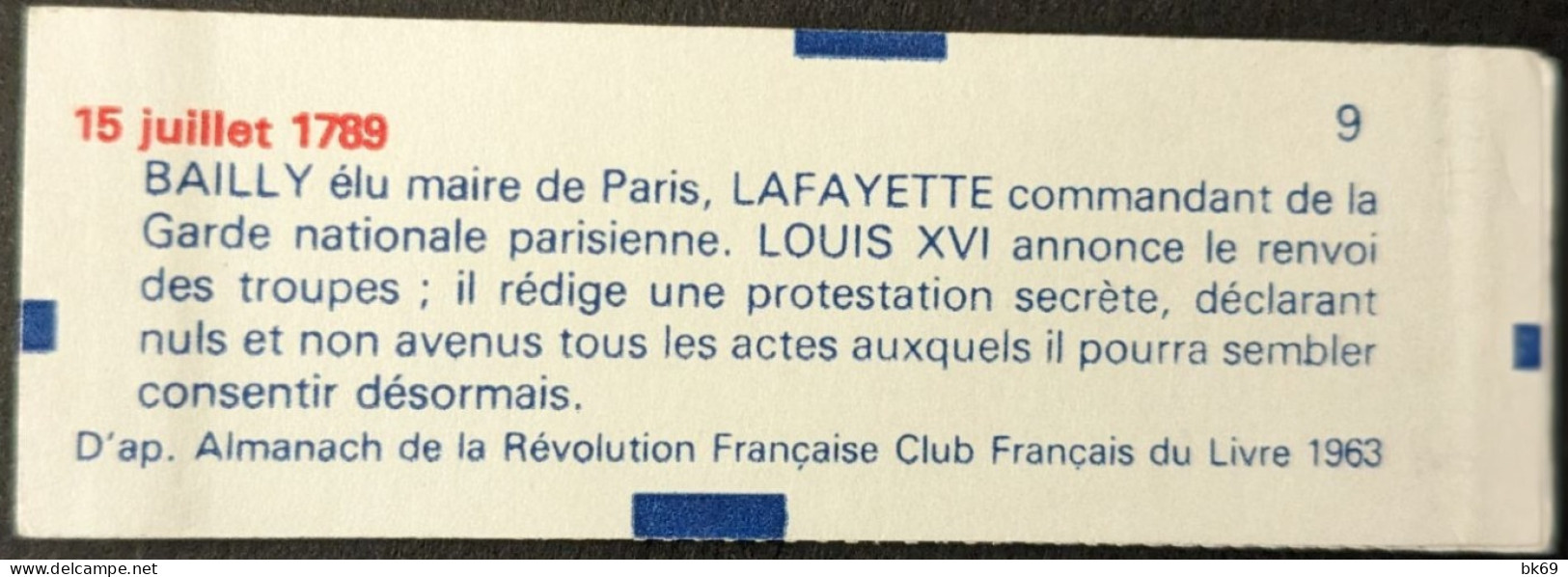 2376-C12 ** PhilexFrance 1989 Bicentenaire De La Révolution Conf.9. Liberté 2.20F Rouge Daté 15-06-89 - Modern : 1959-…