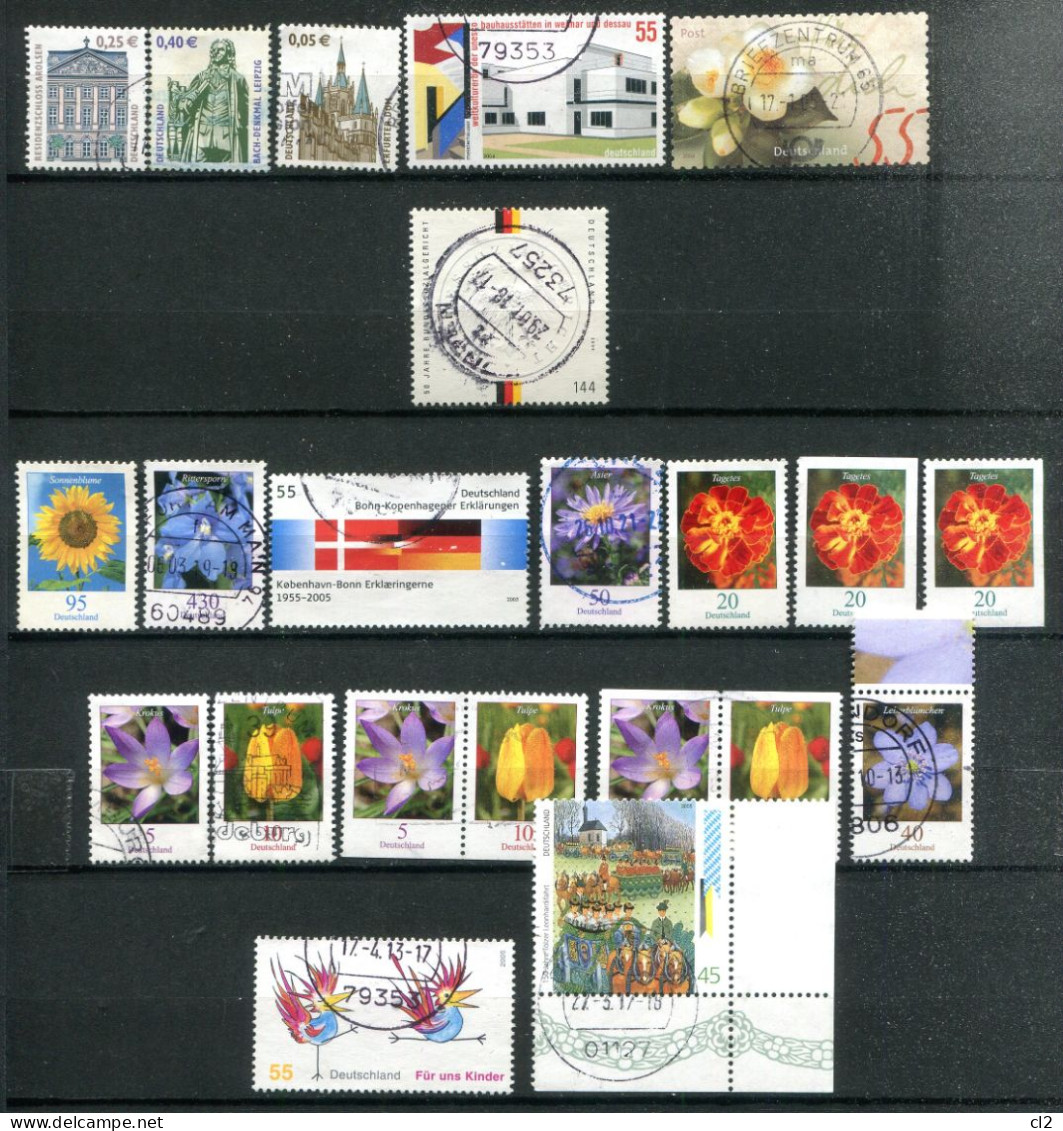 REPUBLIQUE FEDERALE ALLEMANDE - Lot De 21 Timbres Des Années 2004-2005 - Jahressammlungen