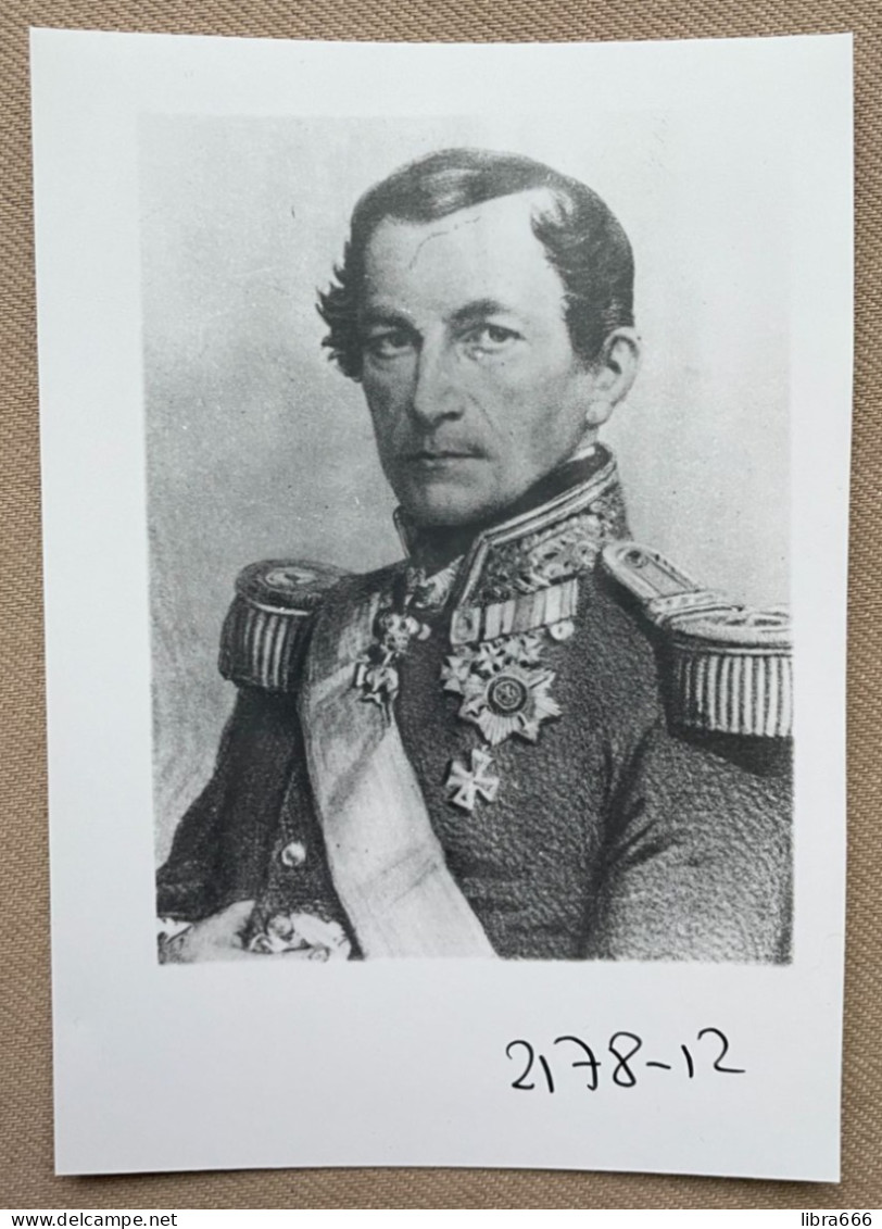 LEOPOLD I Van België (roi Des Belges) - 14 X 10 Cm (REPRO PHOTO ! Zie Beschrijving, Voir Description, See Description) ! - Beroemde Personen