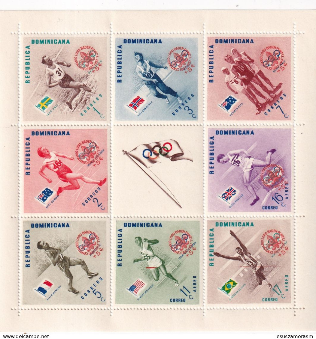 Republica Dominicana Hb 8 - Verano 1956: Melbourne