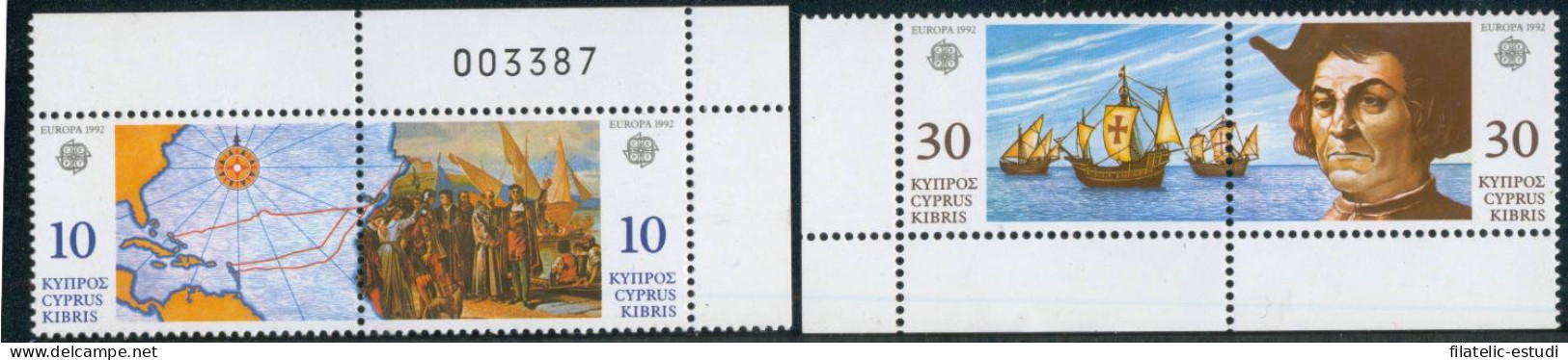 COL Chipre Cyprius  Nº 804/07  1992   MNH - Sonstige & Ohne Zuordnung