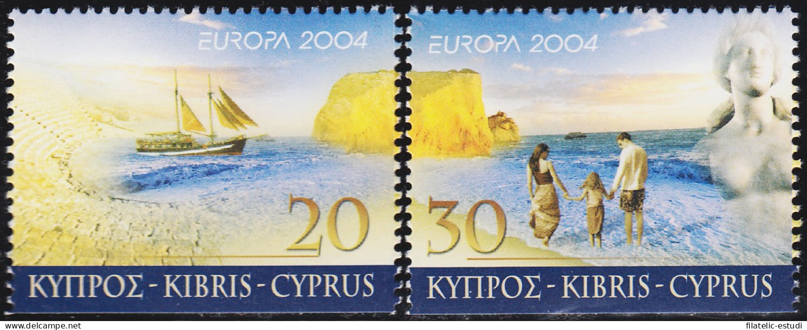 Chipre 1043/44 2004 Europa Las Vacaciones MNH - Sonstige & Ohne Zuordnung