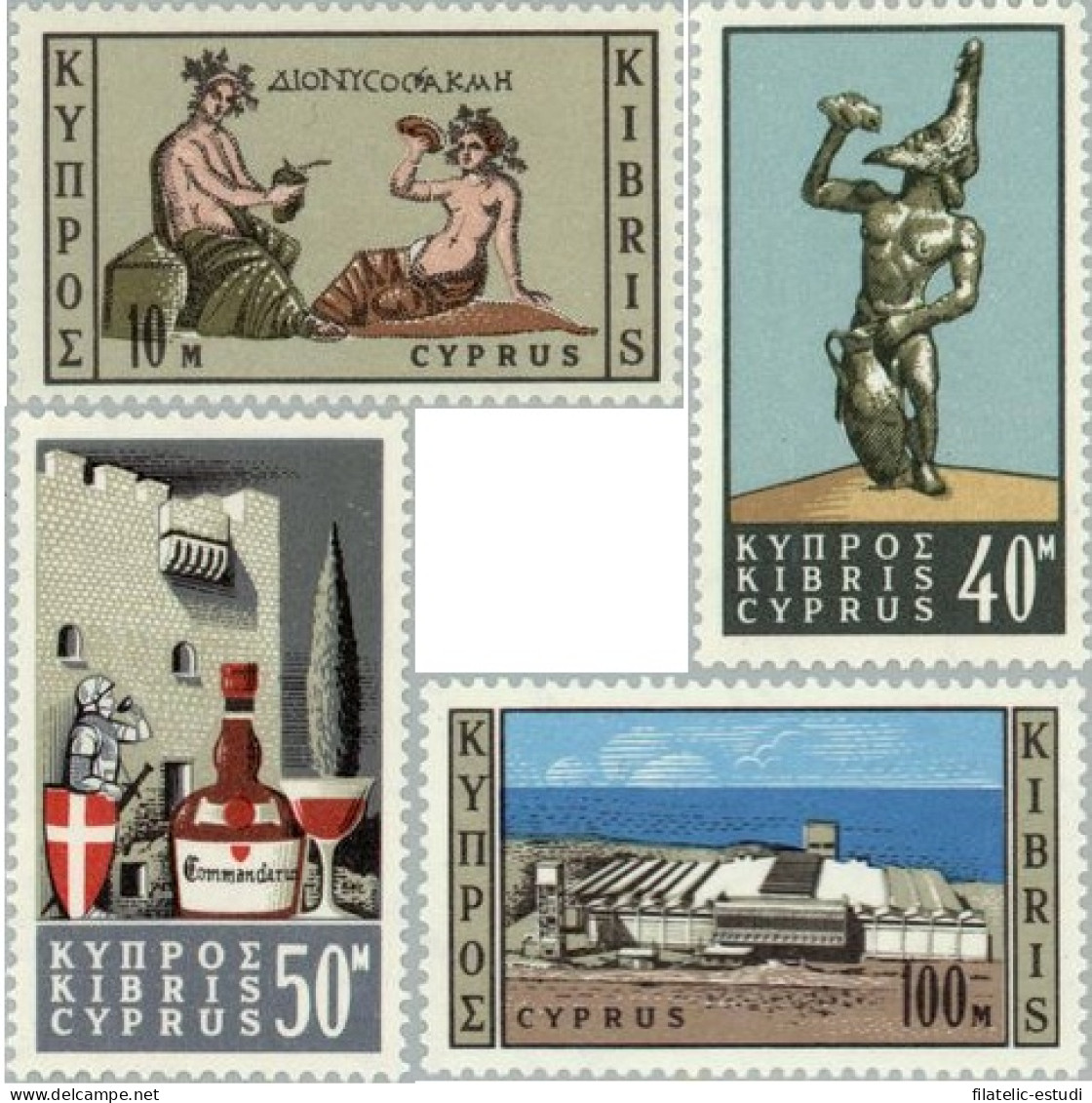 Chipre - 235/38 - Propaganda Para El Vino MNH - Sonstige & Ohne Zuordnung