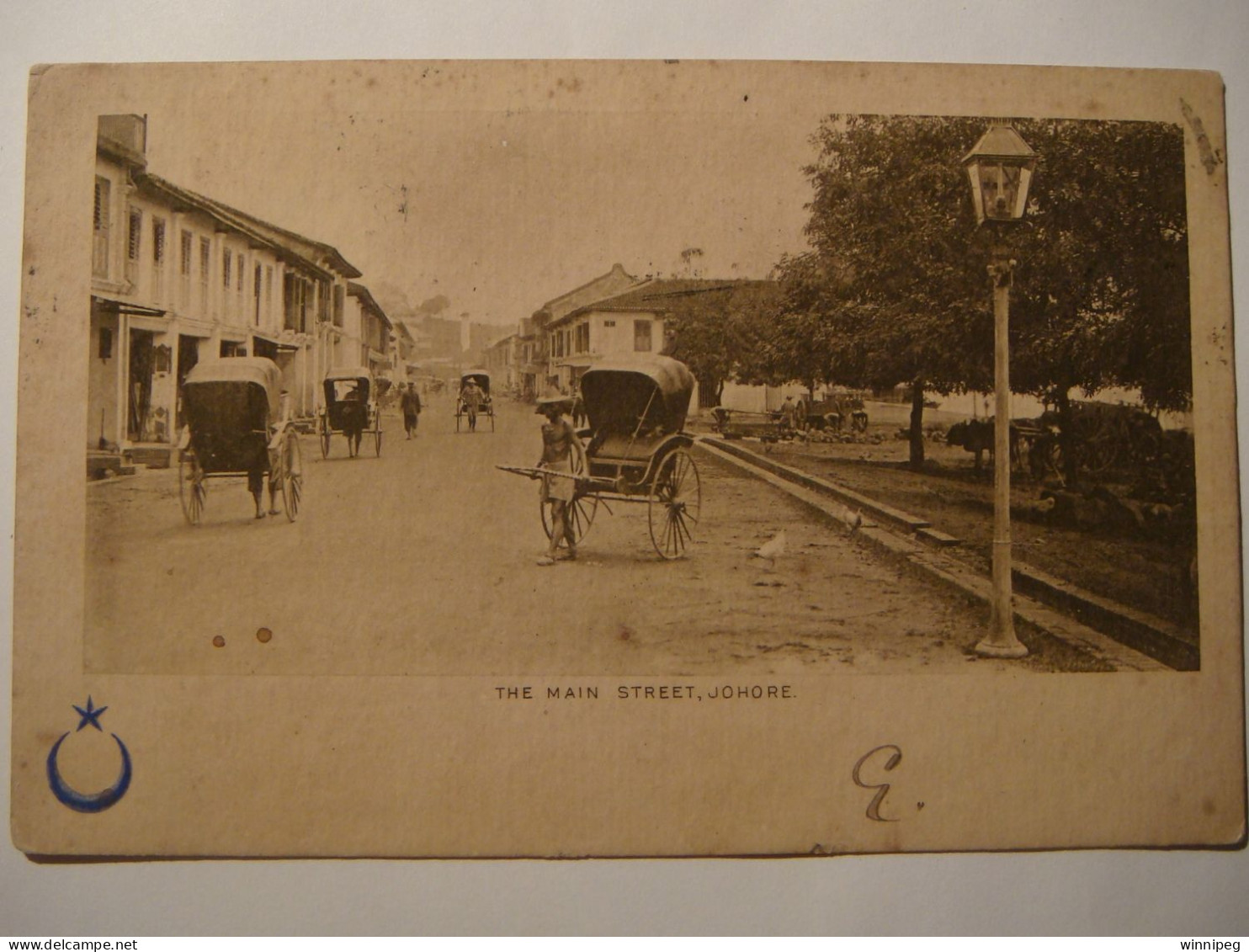 Johore,The Main Street.1906.Malaysia - Malaysia