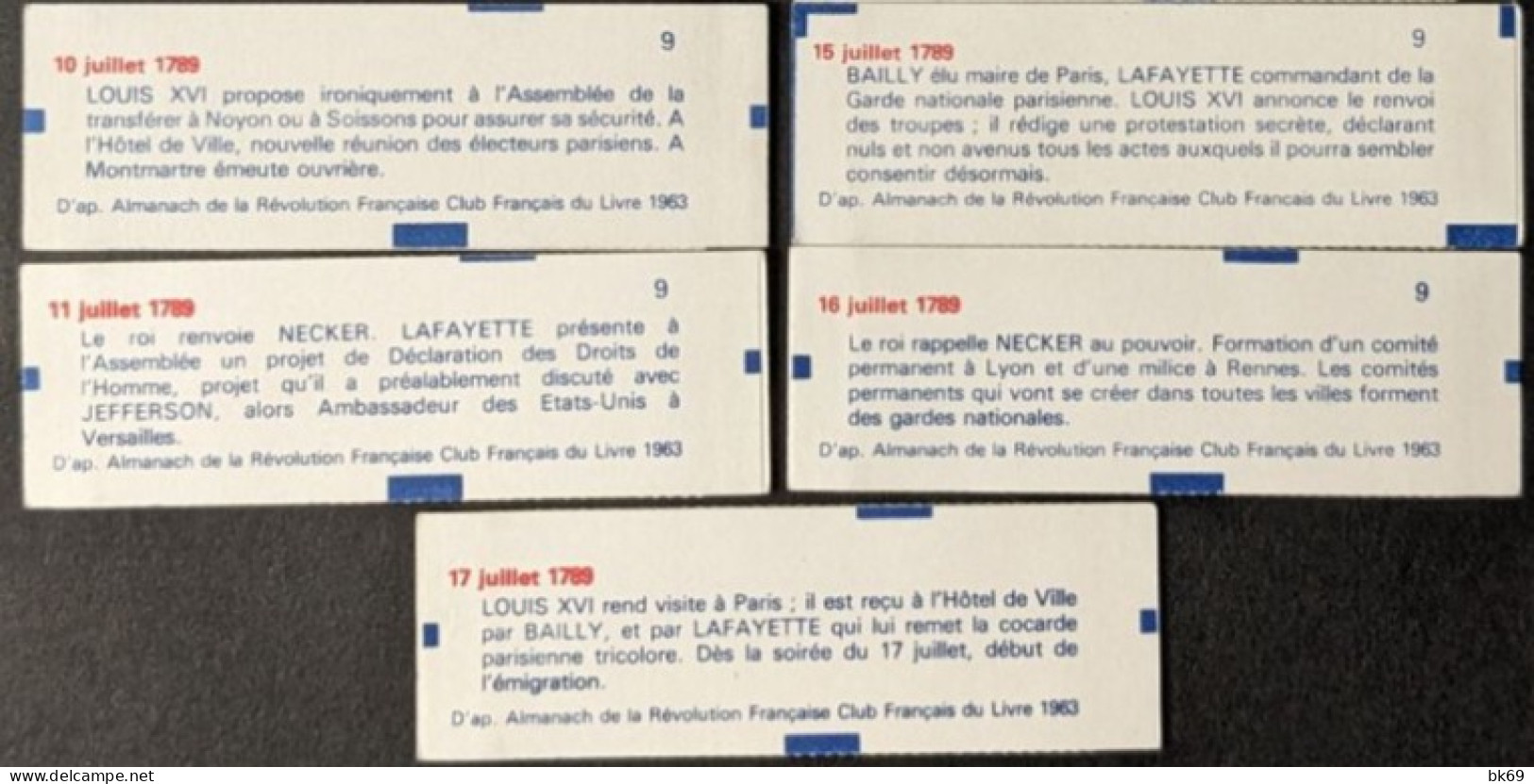 2376-C12A ** Série Des 11 Dates PhilexFrance Du 7 Au 17-07-1989 Lib. 2.20F Rouge - Moderne : 1959-...