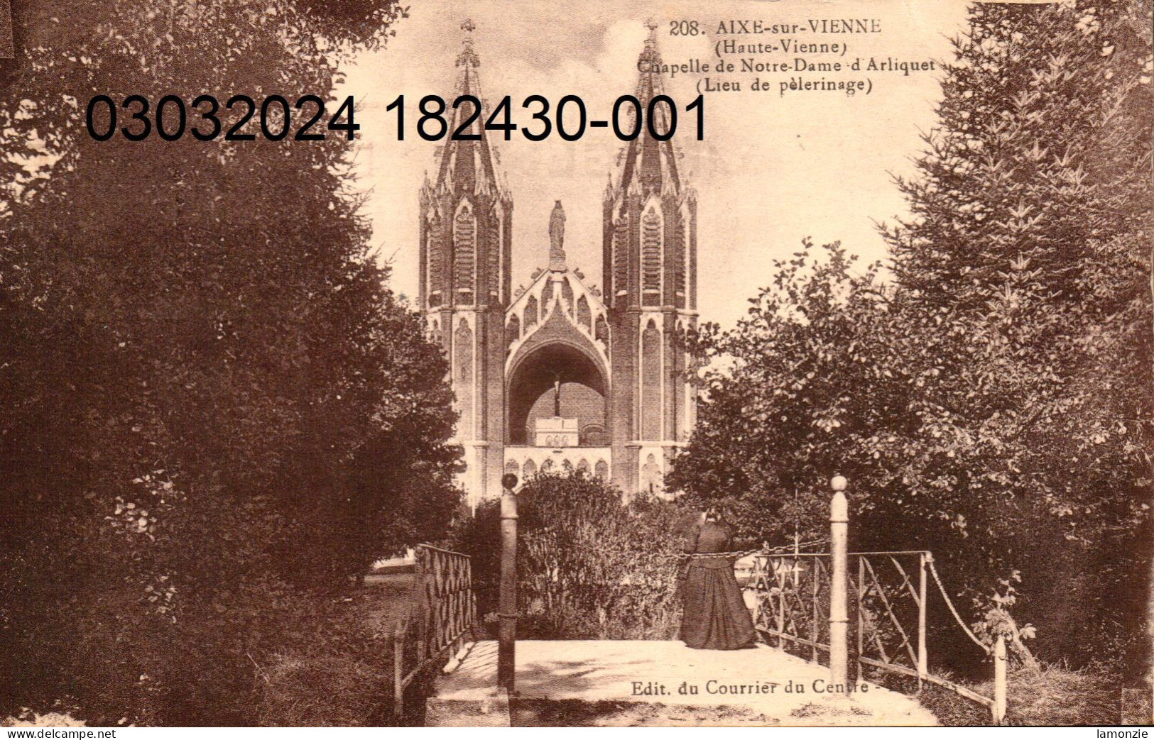AIXE-sur-VIENNE . 2 Cpa  - Chapelle N.D. D'Arliquet / Vallée De La Vienne Et Le Quartier De La Gare  (scans Recto-verso) - Aixe Sur Vienne