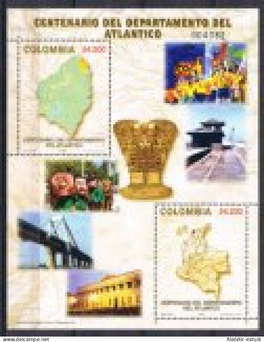 Colombia HB 59 2005 100° Del Departamento Del Atlántico MNH - Colombia