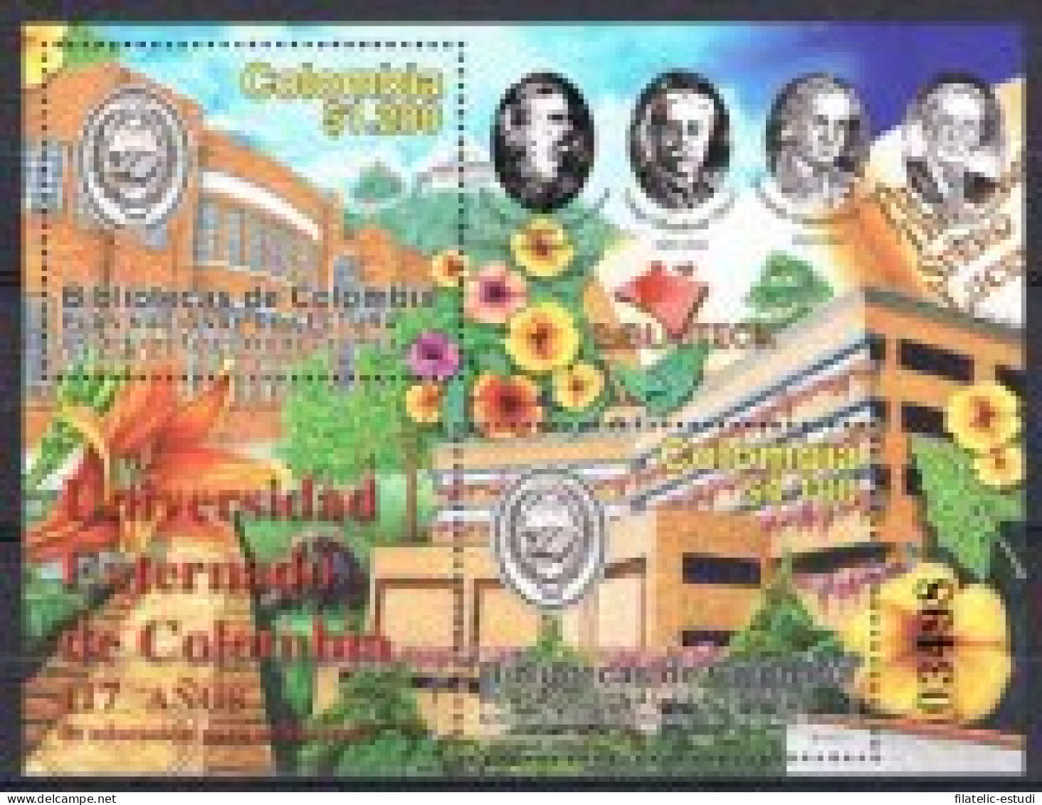 Colombia HB 53 2003 117° Aniversario De La Unión De Bibliotecas Colombianas MN - Colombia