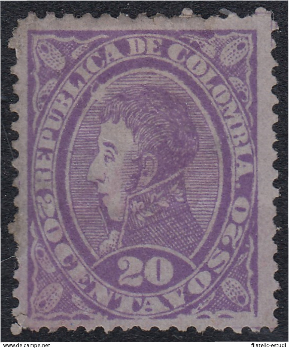 Colombia 88a 1886 Político Antonio Nariño MH - Colombia