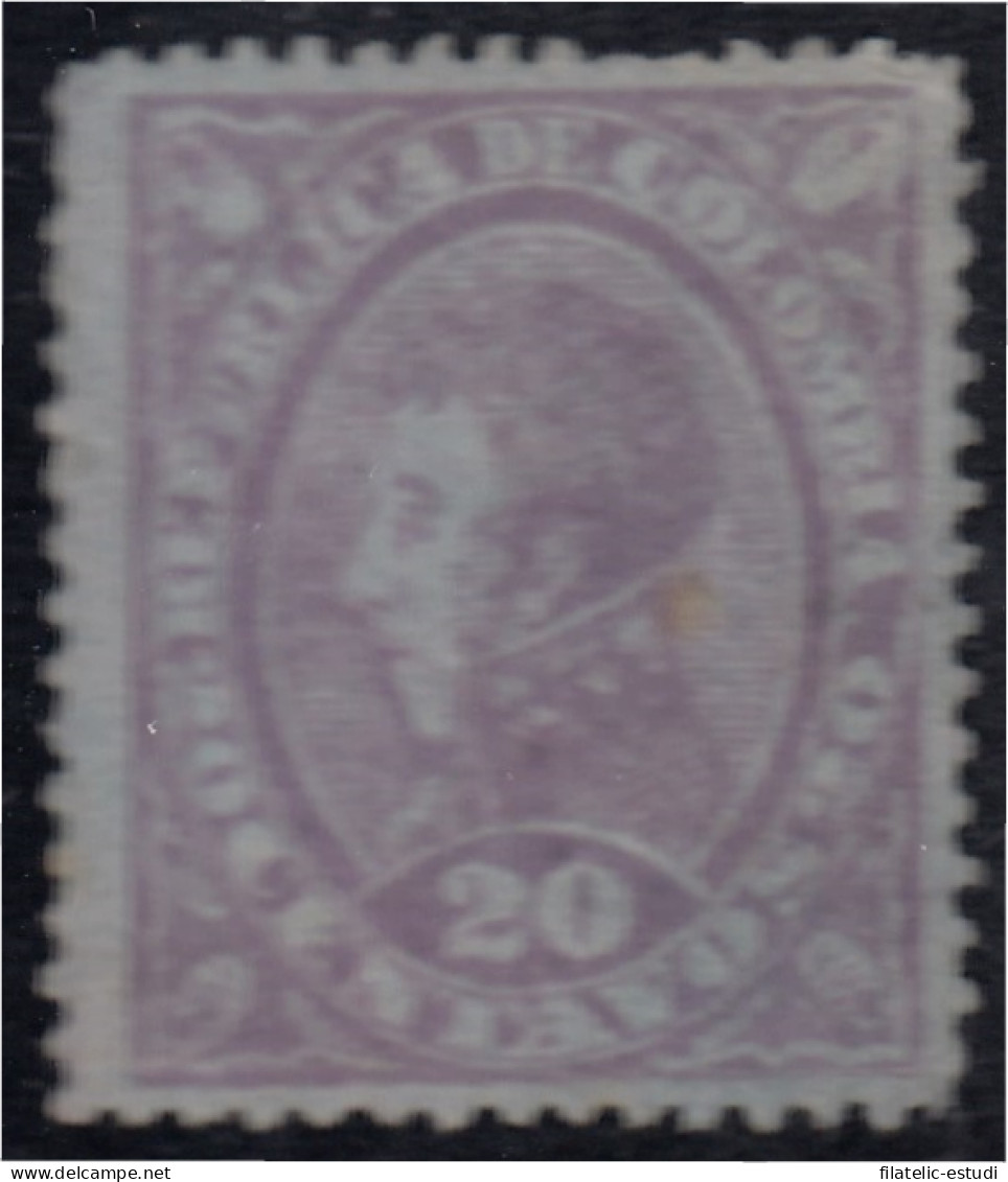 Colombia 88b 1886 Político Antonio Nariño MH - Colombia