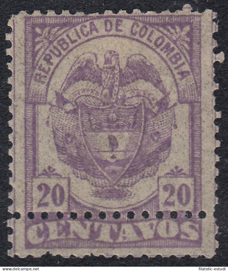 Colombia 98a 1890 Escudo Shield MH - Colombie