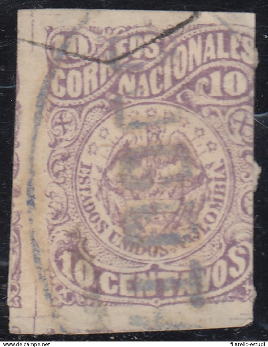 Colombia 52 1870/79 Escudo Shield Usado - Colombia