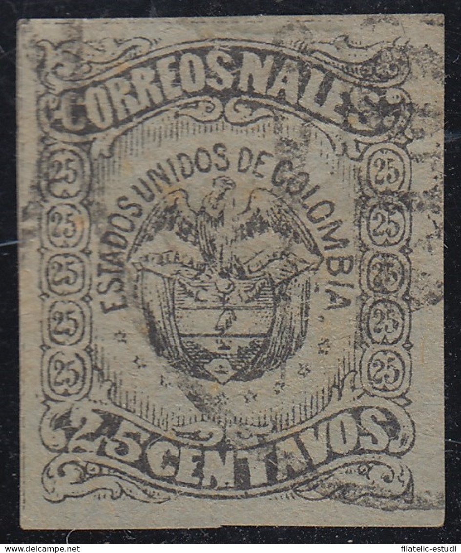 Colombia 53B 1870/79 Escudo Shield Usado - Colombie