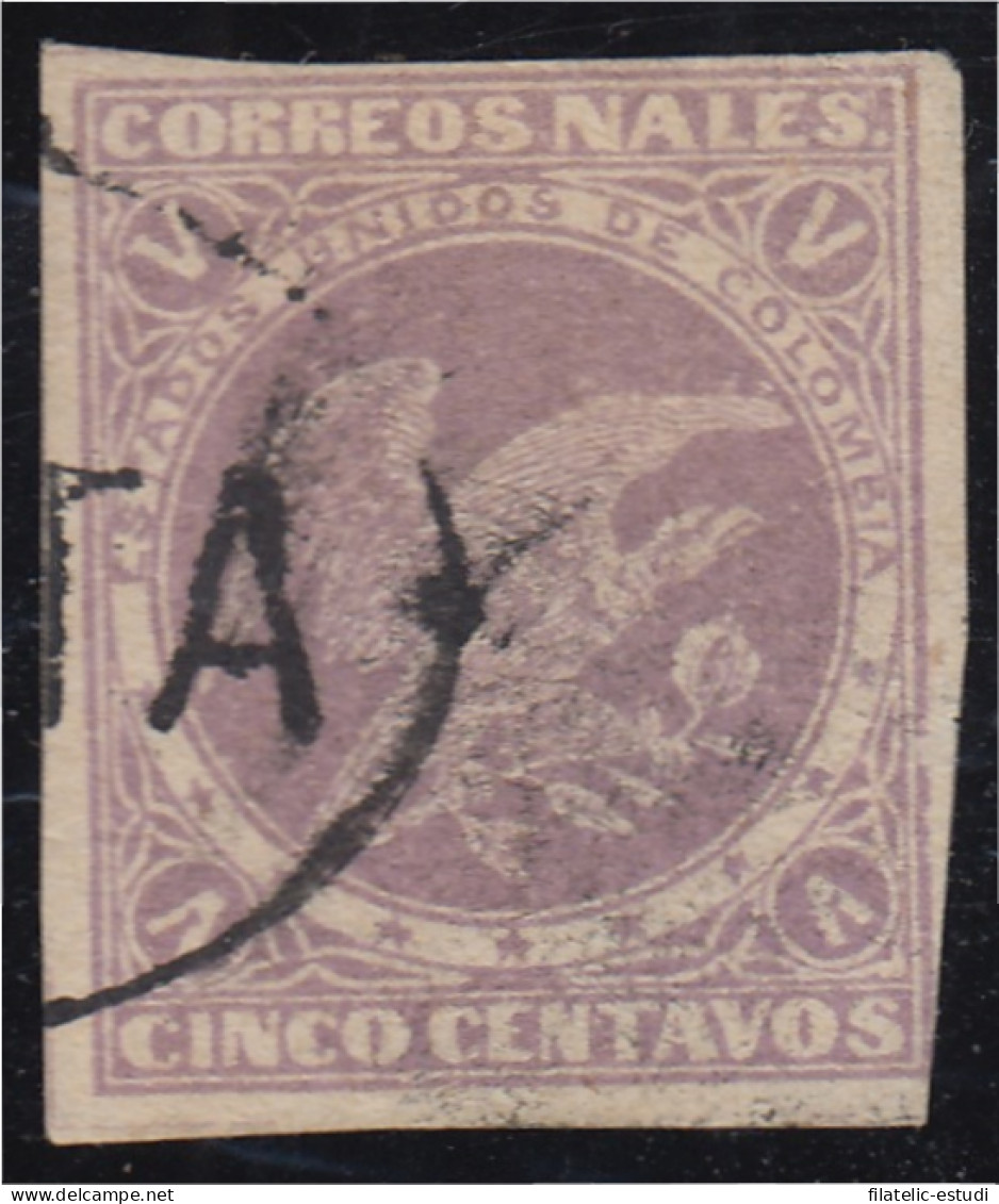 Colombia 54a 1876/80 Cóndor Ave Usado - Colombia