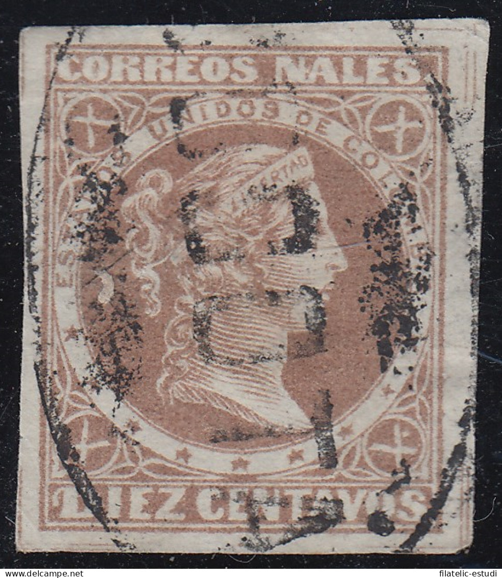 Colombia 55b 1876/80 Libertad Liberty Usado - Colombia