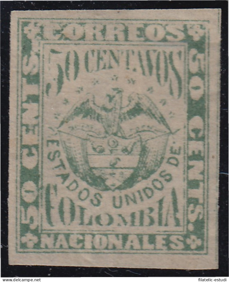 Colombia 57 1876/80 Escudo Shield MH - Colombia