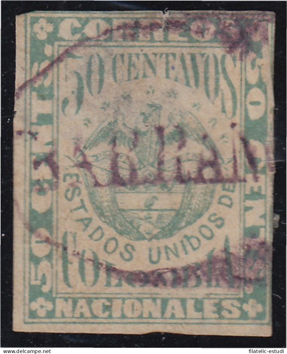 Colombia 57 1876/80 Escudo Shield Usado - Colombia
