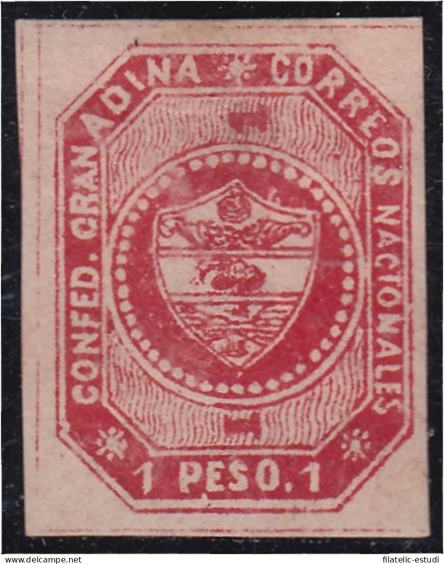 Colombia 6 1859 Escudo Shield MH - Colombia