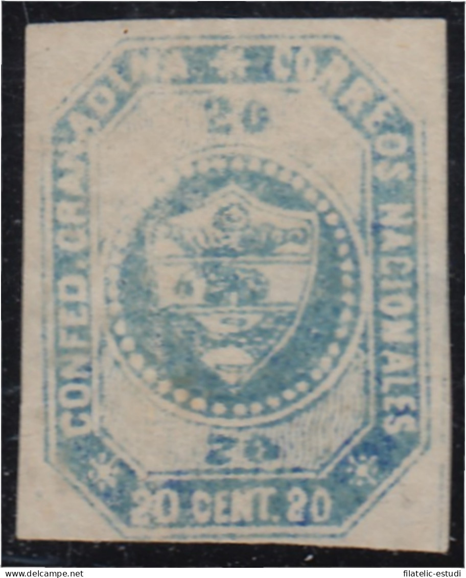 Colombia 9 1860 Escudo Shield MH - Colombie