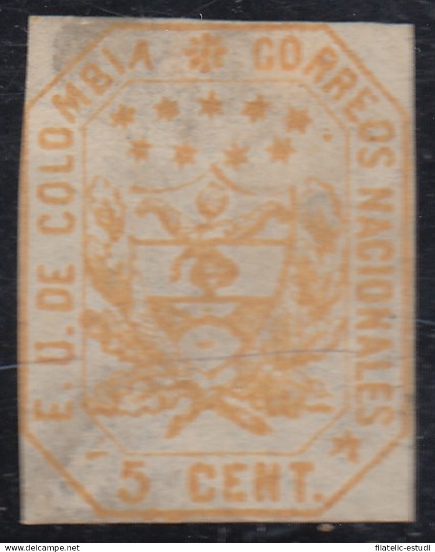 Colombia 19 1862 Escudo Shield Estados Unidos De Colombia MH - Colombia