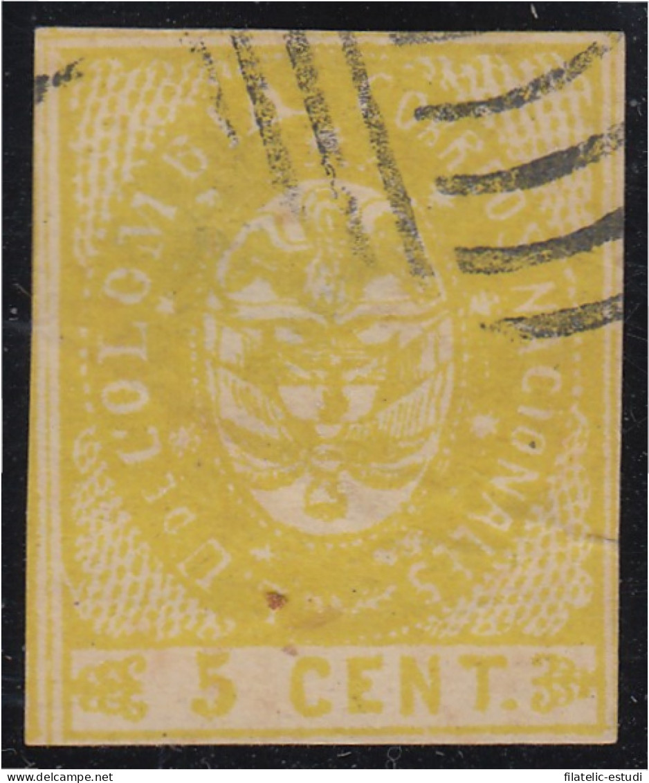 Colombia 29a 1865 Escudo Shield Estados Unidos De Colombia Usado - Colombia