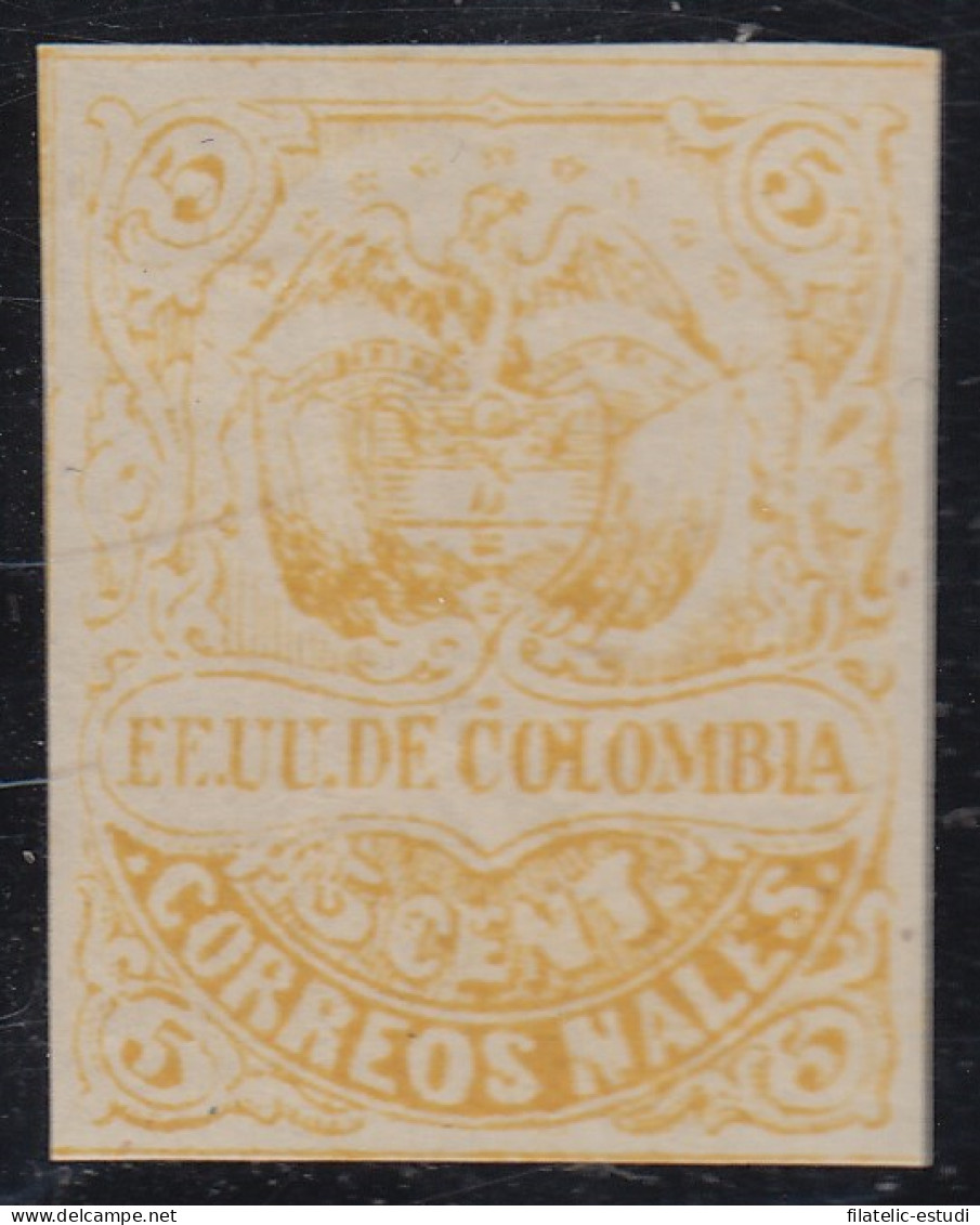 Colombia 51 1870/79 Escudo Shield MH - Colombia