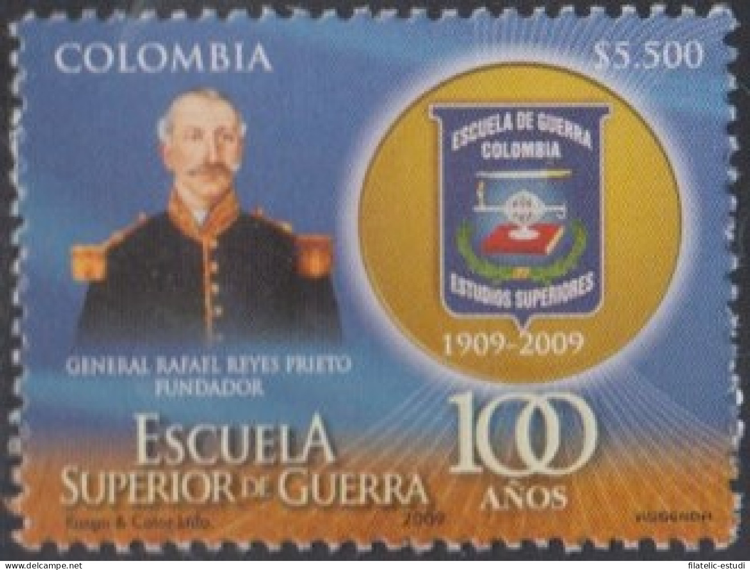 Colombia 1474 2009 100° De La Escuela Superior De Guerra MNH - Colombia