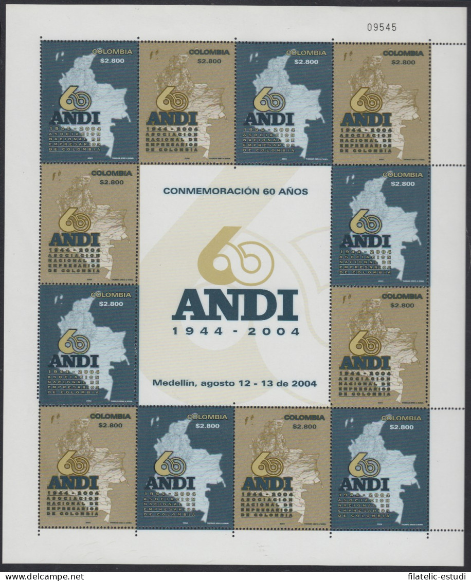 Colombia MP 1289a/1290a 2004 60 Años De ANDI MNH - Colombia