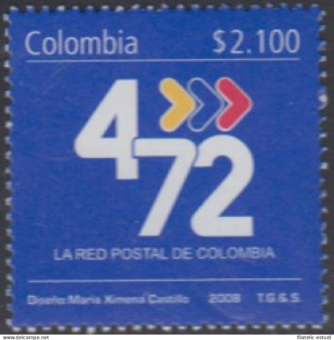 Colombia 1425 2008 4-72 Red Postal De Colombia MNH - Colombia