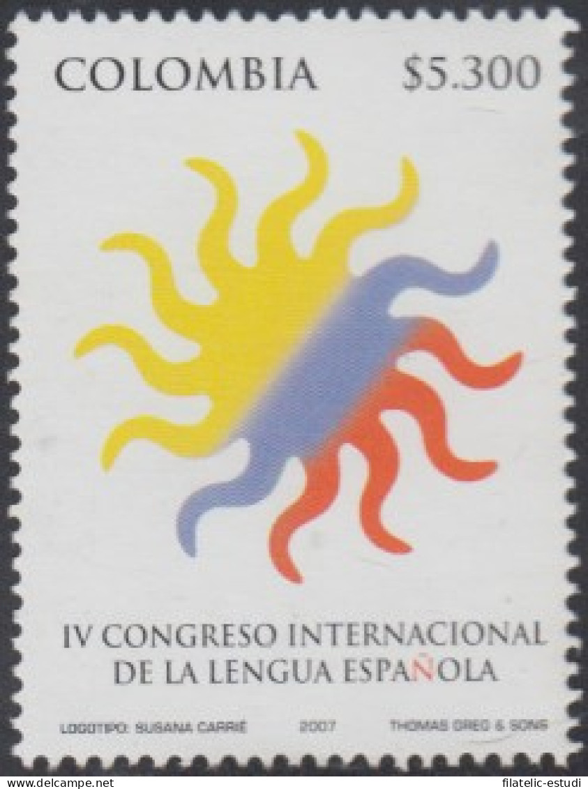 Colombia 1414 2007 IV Congreso Internacional De Lengua Española MNH - Colombia