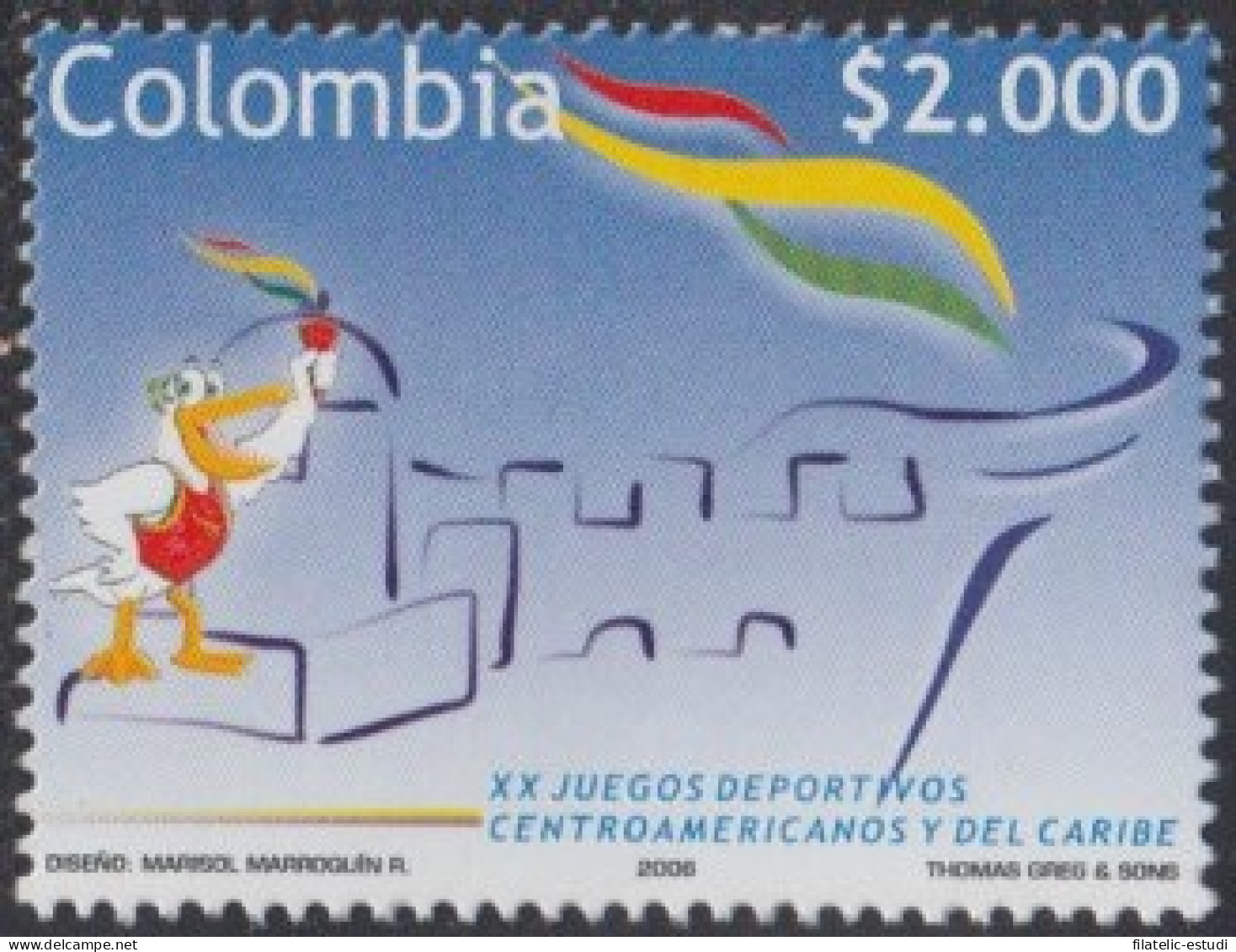 Colombia 1395 2006 Deportes. Juegos Centro-americanos Y Caribeños MNH - Colombia