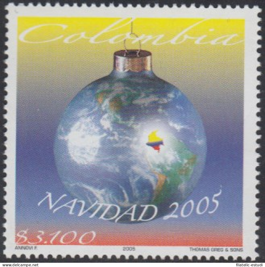 Colombia 1346 2005 Navidad MNH - Colombia