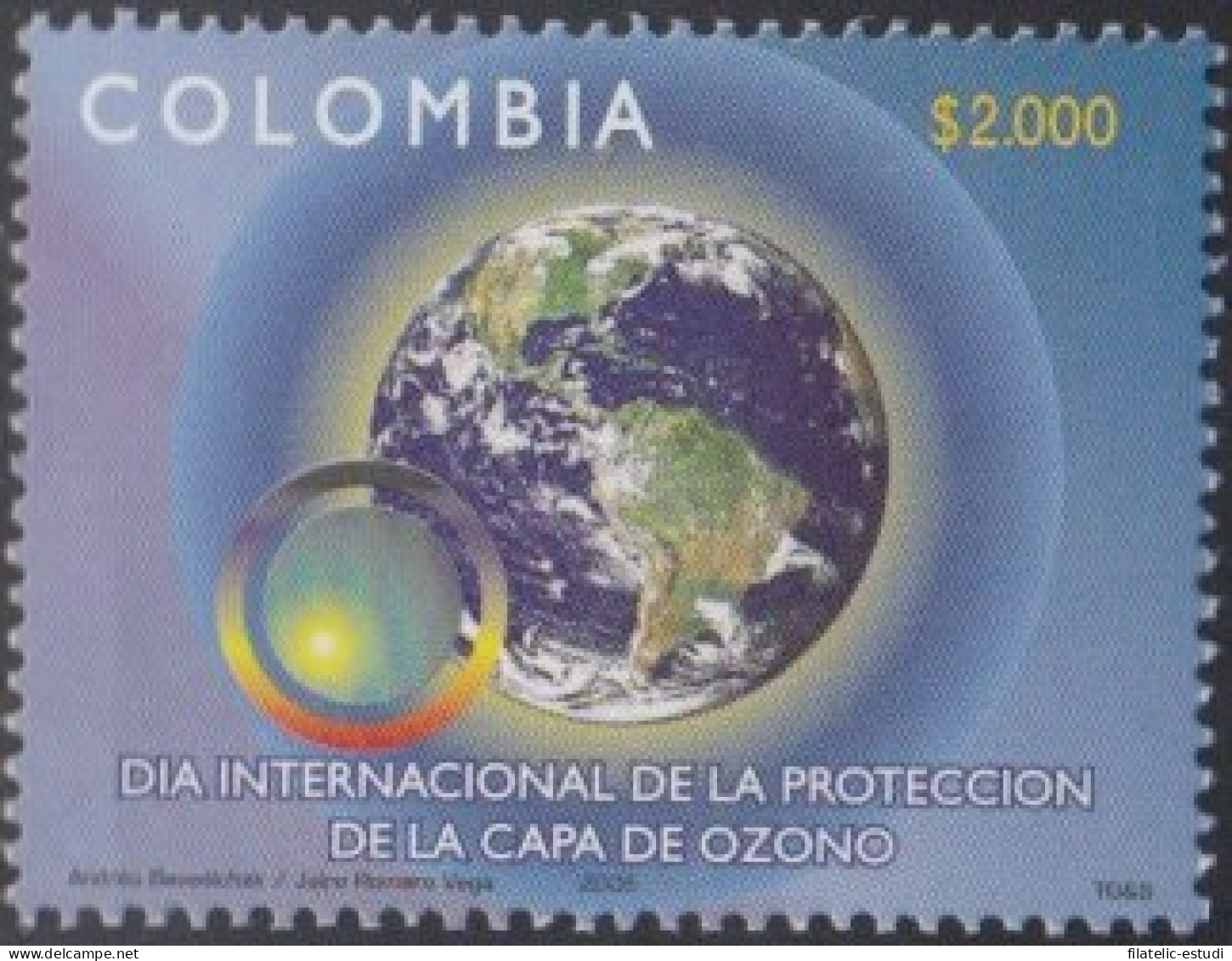 Colombia 1340 2005 Día Mundial De La Protección De La Capa De Ozono MNH - Colombia