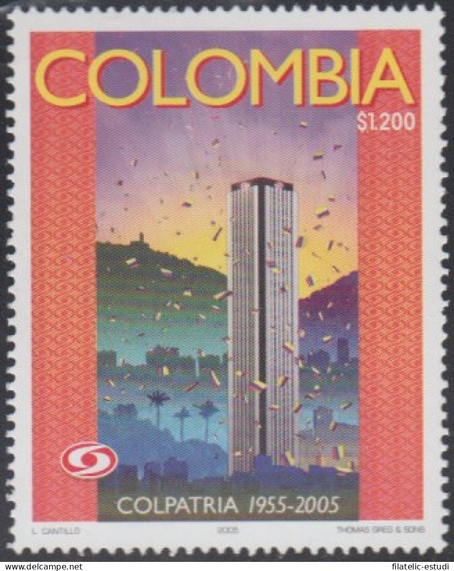 Colombia 1342 2005 50 Años Del Banco COLPATRIA MNH - Colombia