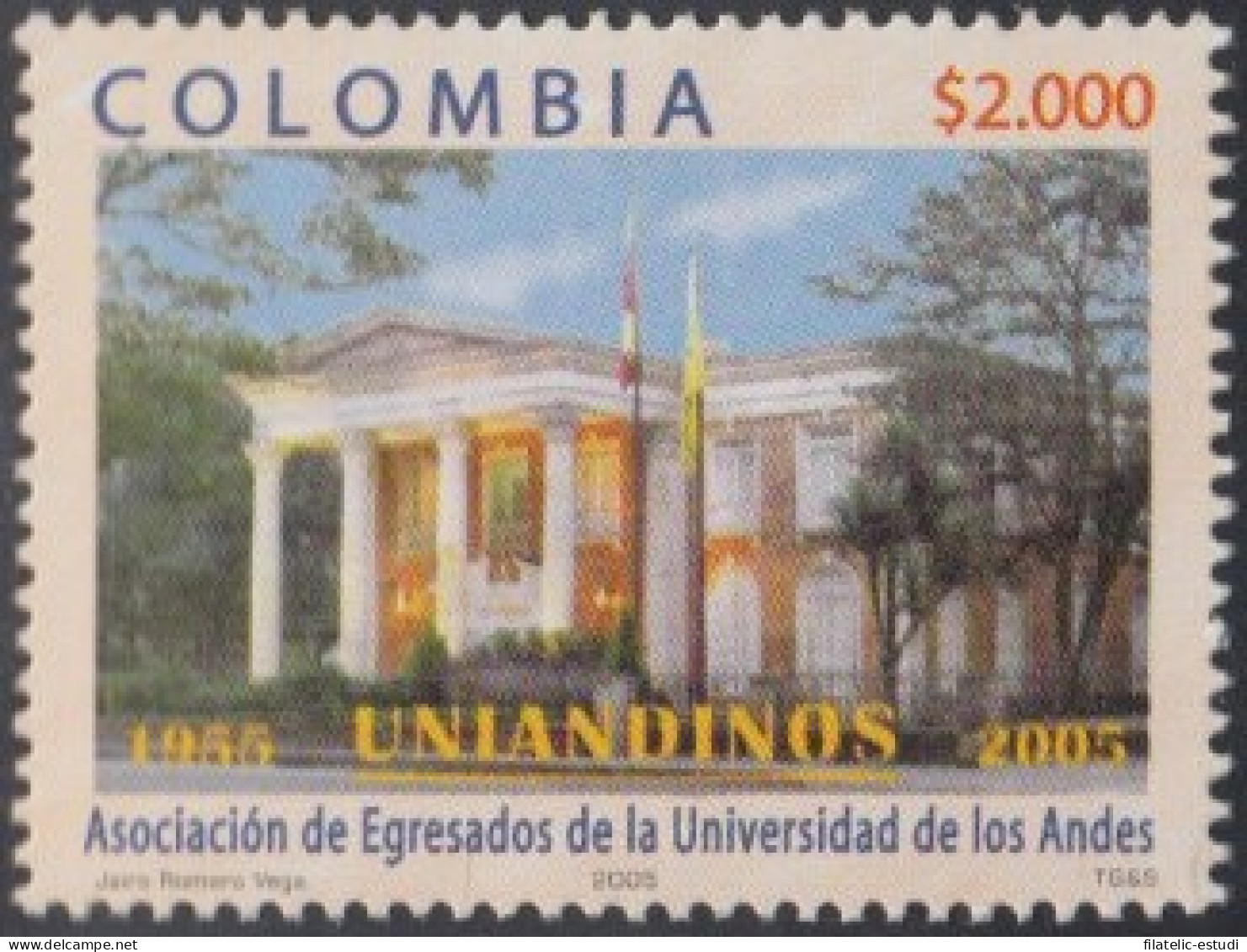 Colombia 1339 2005 50 Años De UNIANDINOS MNH - Colombia