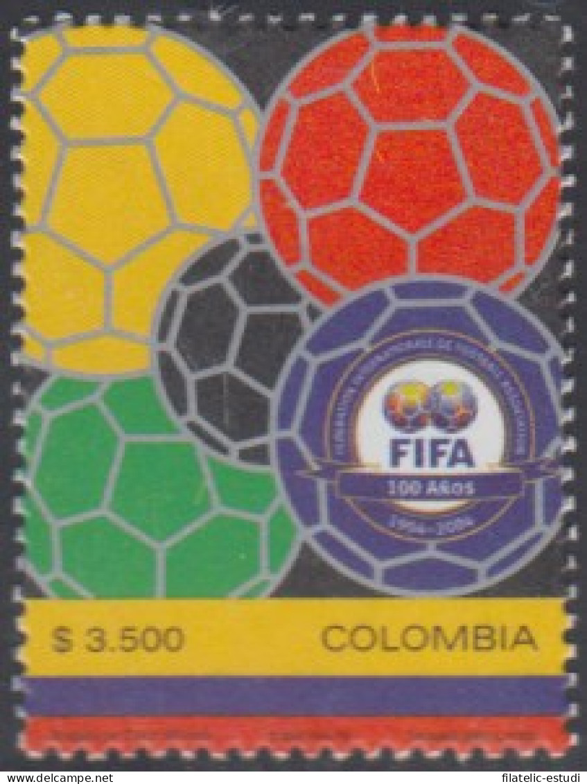 Colombia 1291 2004 100° De La FIFA MNH - Colombia