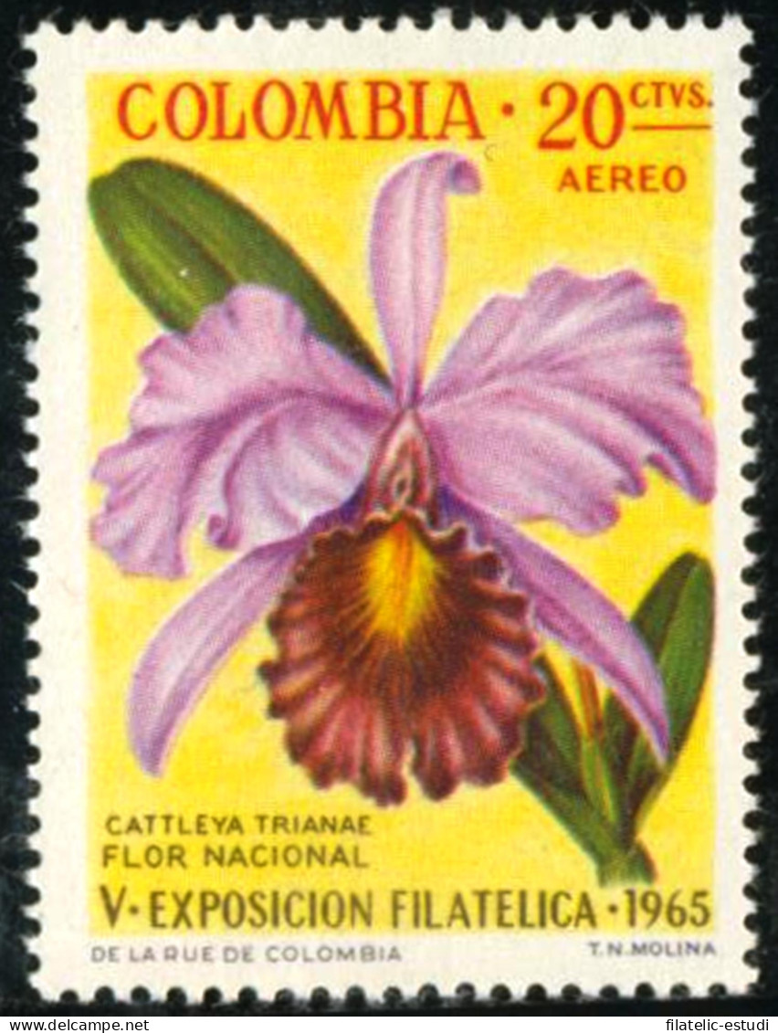 Colombia A- 448 1965 V Exposición Filatélica Nacional MNH - Colombia