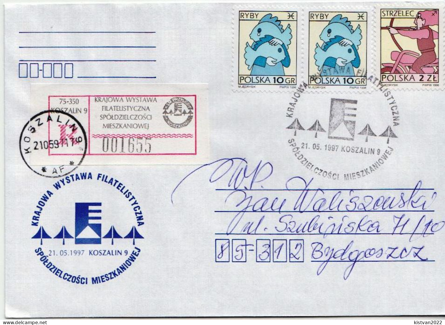 Postal History: Poland 4 R Covers With Special Cancels - Briefe U. Dokumente