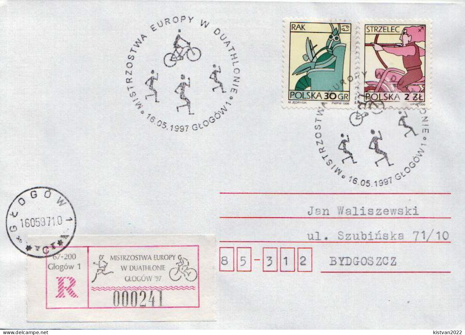 Postal History: Poland 4 R Covers With Special Cancels - Lettres & Documents