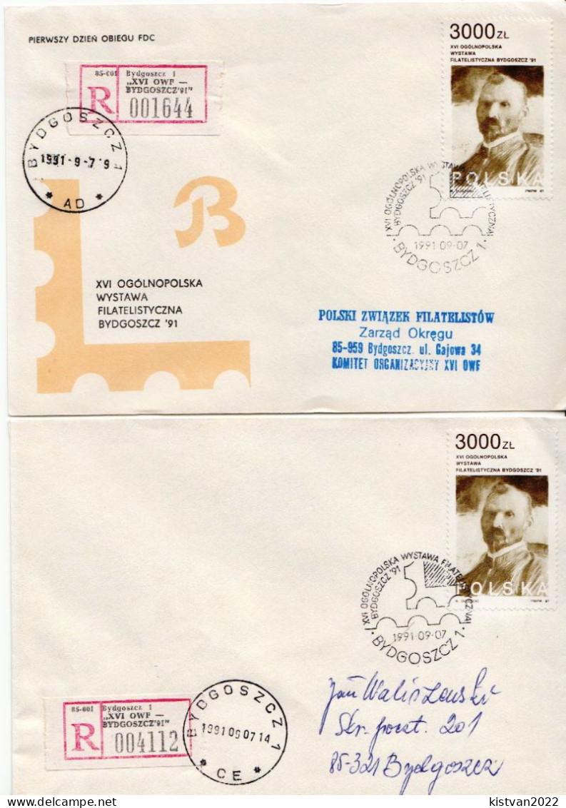 Postal History: Poland 4 R Covers With Special Cancels - Briefe U. Dokumente