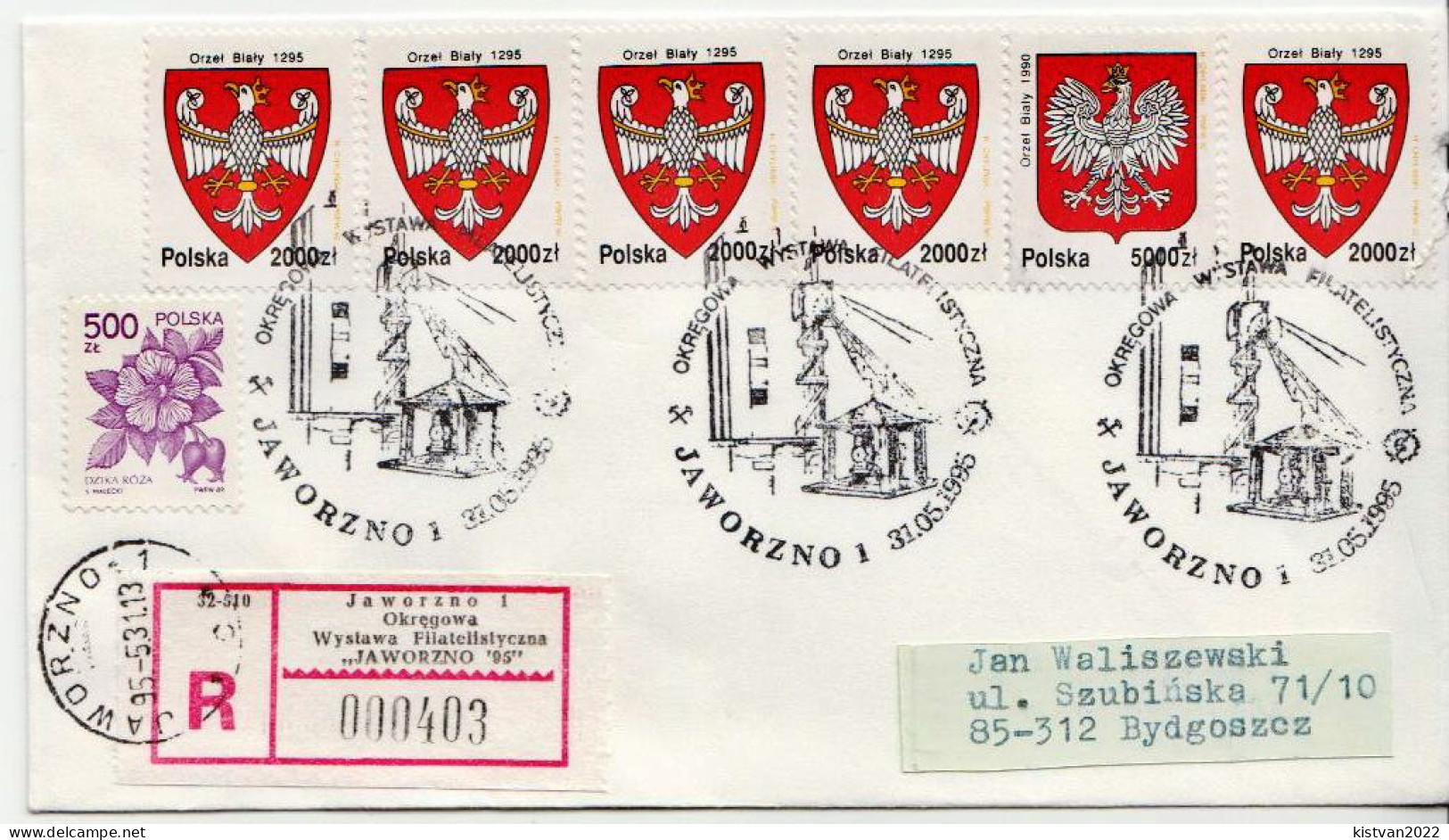 Postal History: Poland 4 R Covers With Special Cancels - Brieven En Documenten